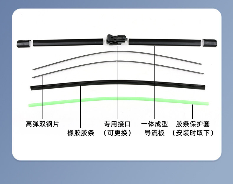11-layer Chevrolet Cruze wipers, Cowoz New Sail, Malibu, Trax dual-blade wiper blades