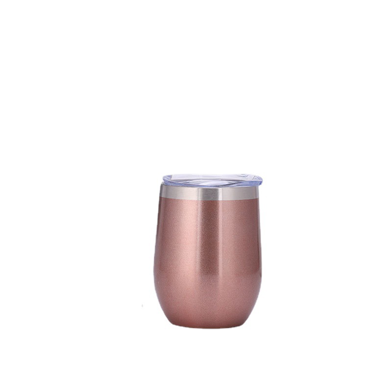 Stainless Top Quality Steel Insulated Water Eggshell Vacuum U-Shaped Double-Layer Portable Children's Handy Cup, Creative Cup_voghion.com