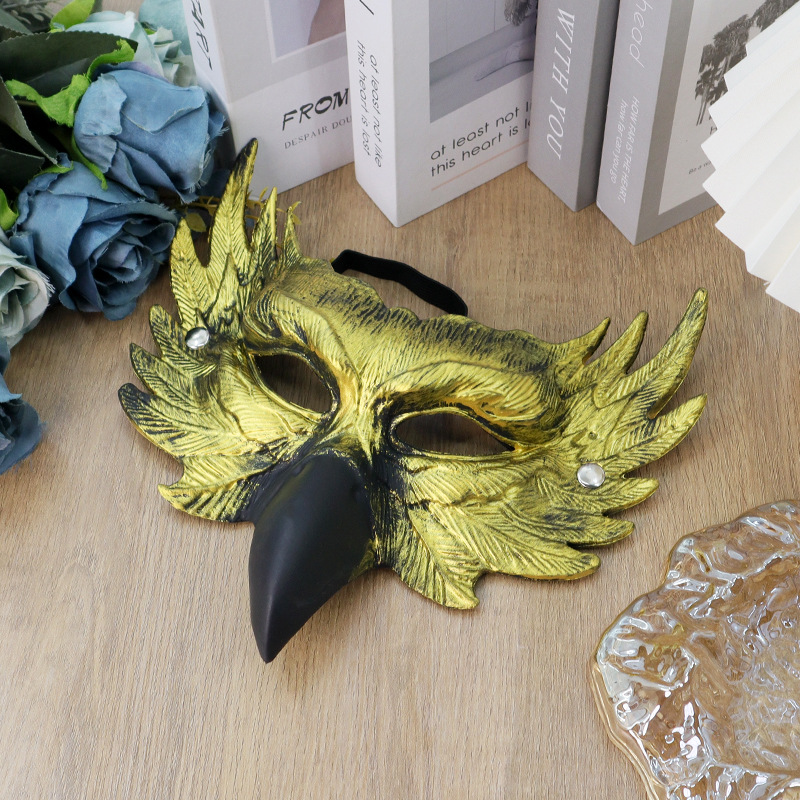 Amazon TK máscaras de Halloween máscaras de halloween máscaras de águila máscaras de baile de maquillaje props de espectáculo decoración de carnaval