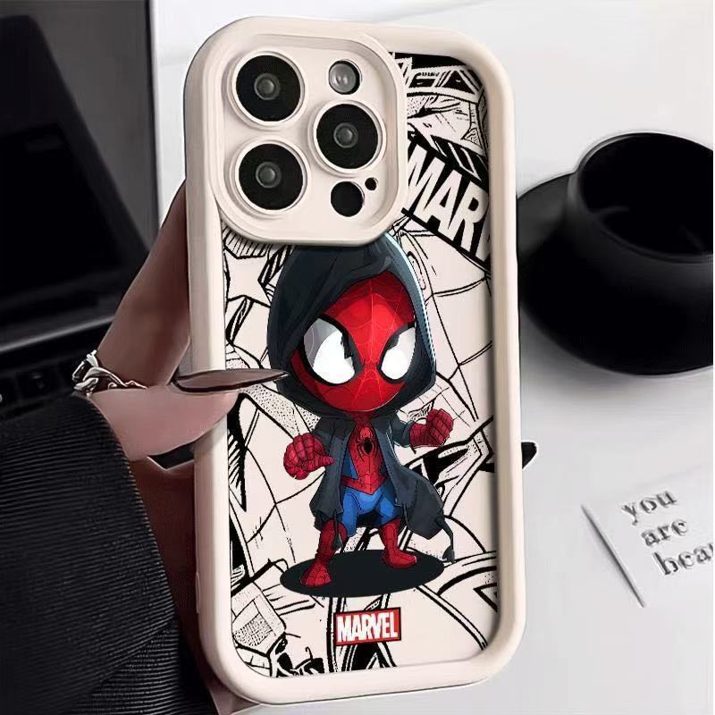 Funda para teléfono iphone16pro para pareja Apple 15 anti-caída 14 dibujos animados 13promax nuevo 12x Europa y América