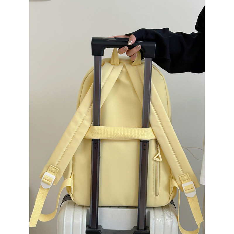 Mochila de gran capacidad para estudiantes de secundaria femenina simple y versátil para estudiantes de secundaria japonesa mochila de diseño