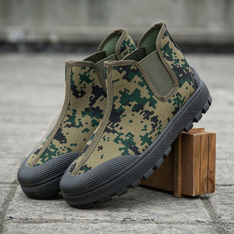 Zapatos de liberación para hombres y mujeres, zapatos de goma de trabajo resistentes al desgaste, zapatos de protección laboral de alta resistencia, zapatos de primavera y verano perezosos, zapatos de un pie Yuanbao