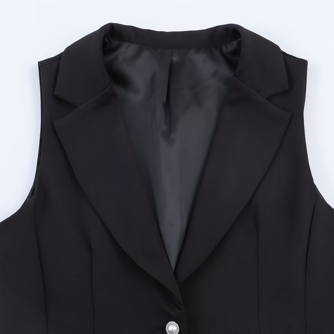 Myst & Za ropa de mujer 2026 primavera nueva moda dulce estilo de diseño de vestir de encaje bajo chaleco