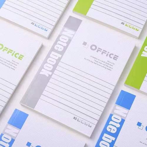 32K A5 Meeting Business Soft Copy Grid Notebooks for Students English Diary Line Notebooks Wholesale