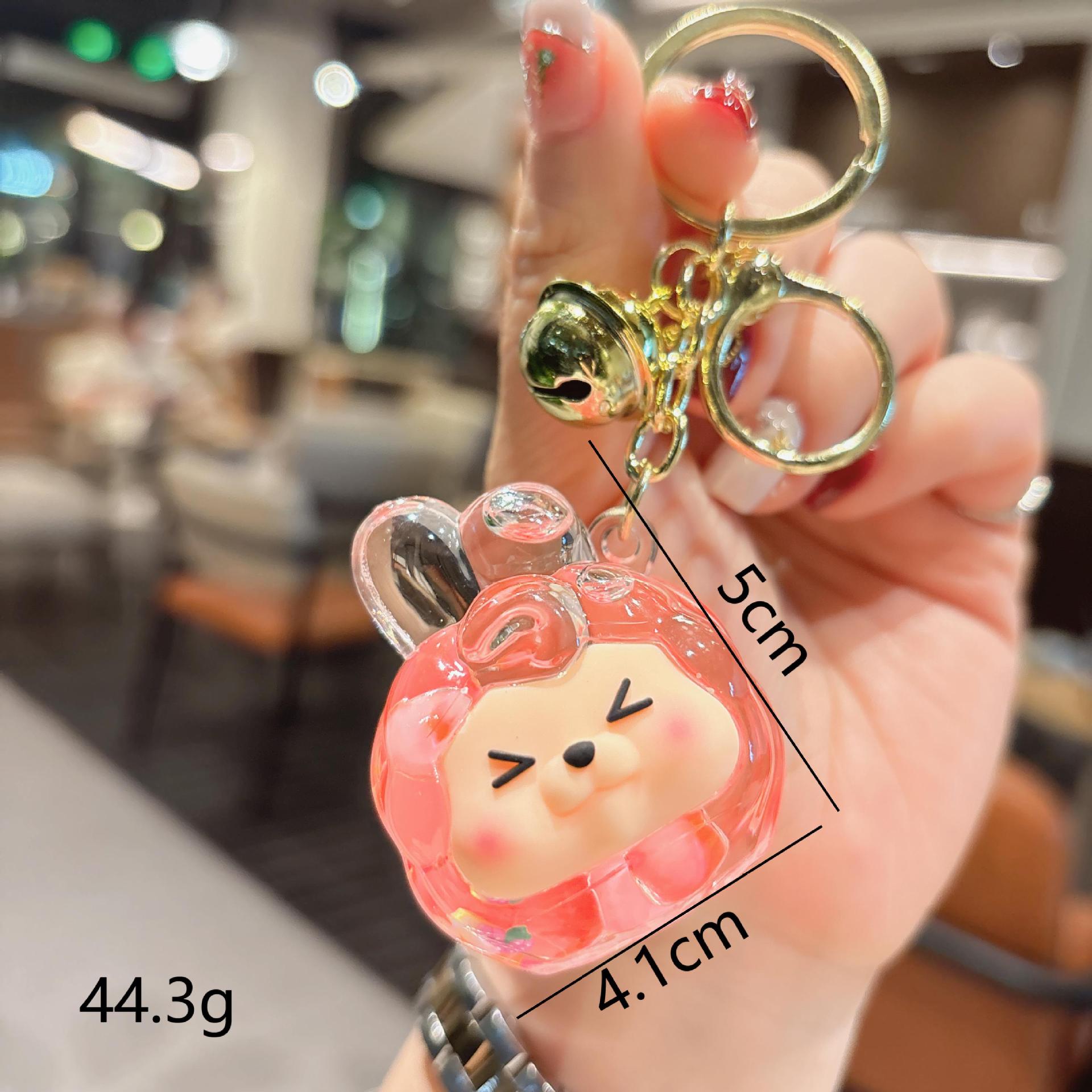 50g Weight Bag Pendant, Keychain Classification 1 Piece Quantity Festival, Shopping Occasion Acrylic Material Cartoon Character Pattern Unisex Gender Cute Style 1 Piece Cute Cartoon Character Acrylic Unisex Bag Pendant Keychain 无