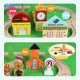 EDWONE60P train wooden track assembled toy train track toy children gift wholesale E21C19