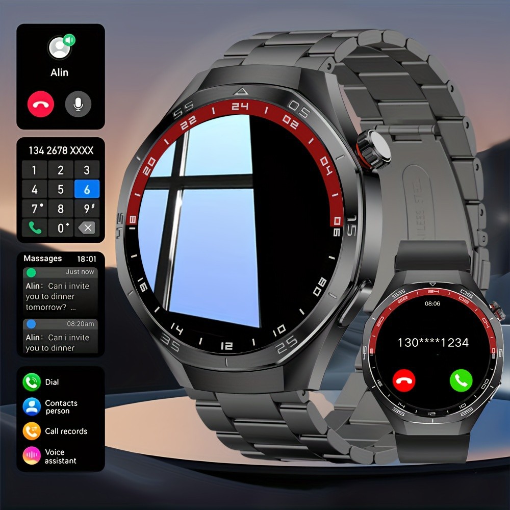Montre connectée gt5 pro avec cardiofréquencemètre et bluetooth_voghion.com