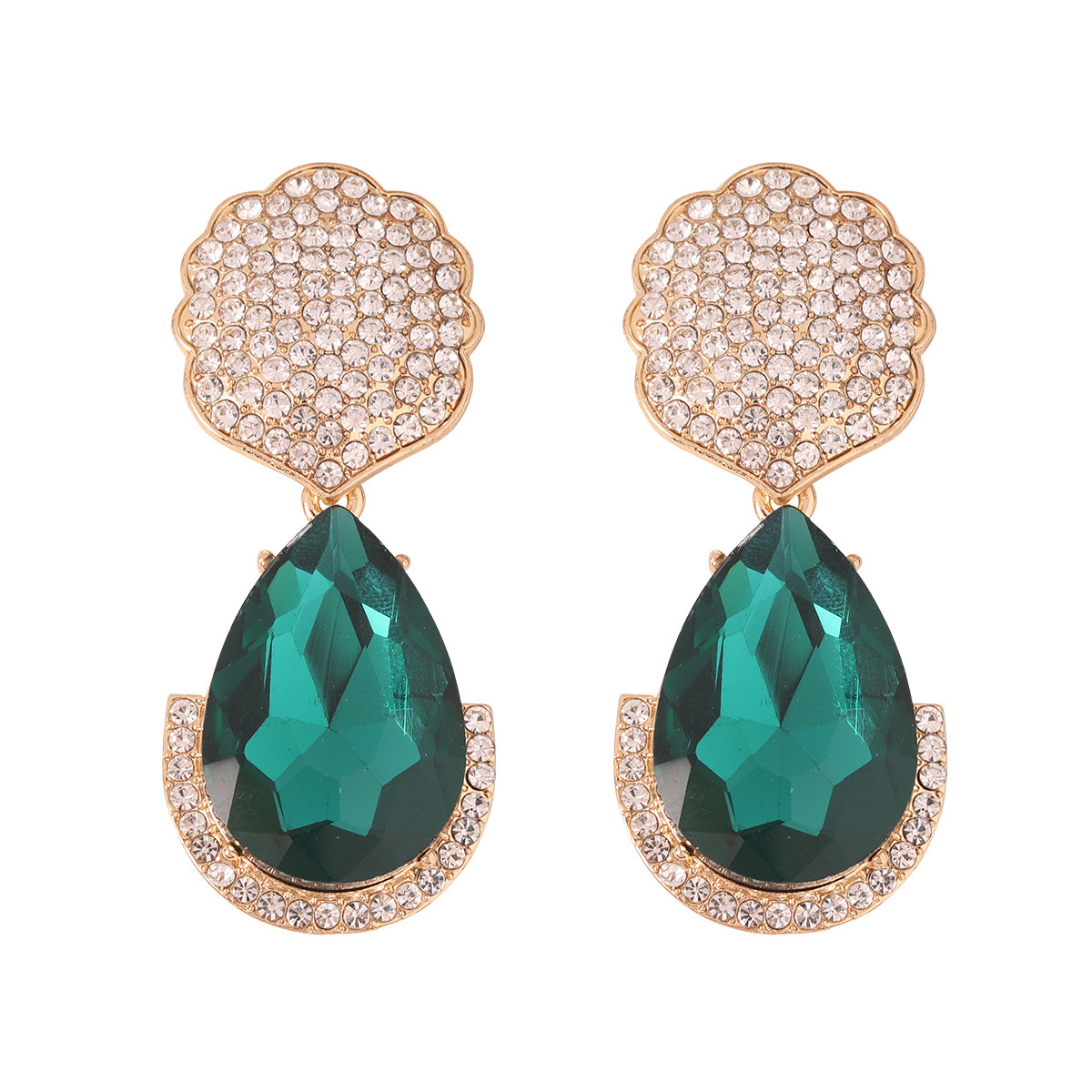 17g Weight 0.03µm-0.05µm Gold Plating Thickness Electroplated Gold Plating Process 316 Stainless Steel Ear Needle Material Golden Plated Plating Material Rhinestones Inlay Material Earrings Classification 1 Pair Quantity Daily Occasion Alloy Material Heart Shape Pattern Women'S Gender Fashion Style Inlay Craft Fashion Heart Shape Alloy Inlay Rhinestones Earrings 1 Pair 18
