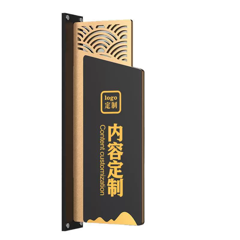 Высококачественные акриловые офисные дверные таблички оптом, двусторонние вертикальные таблички для отделов, креативная оптовая студия, компания, предприятие