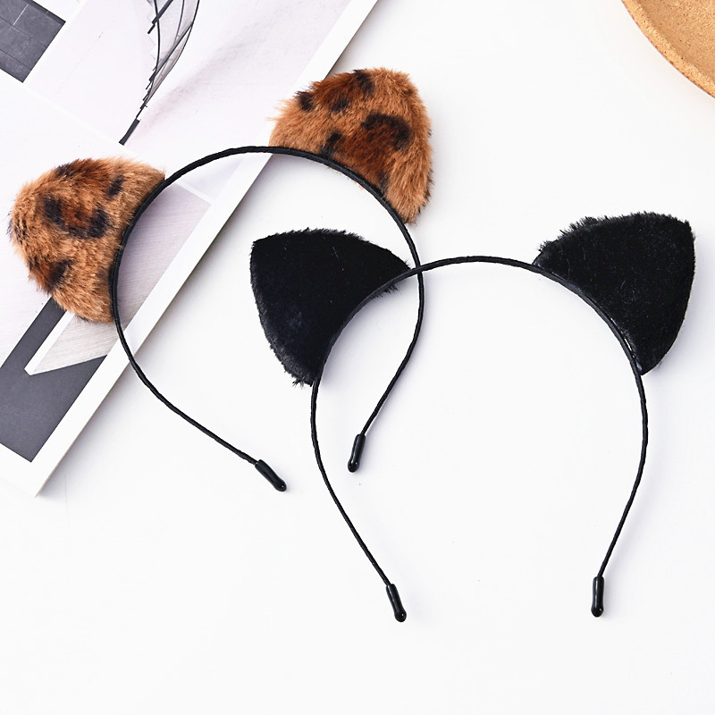 Hairband for women washing their faces in autumn and winter, cute cat ears, fluffy hair clip, Internet celebrity, new hair accessory in 2025, headband pic 4
