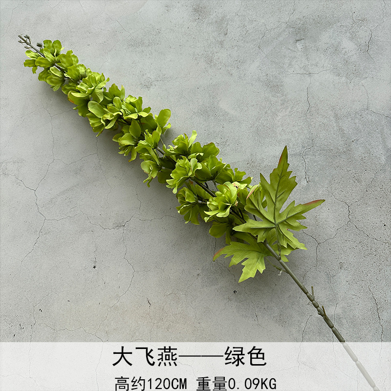 Jacinto Super gran rama mil orquídea salón de bodas arreglo floral decoración alta flor material de Flor Alta rama alta golondrina voladora grande anti-Flor artificial