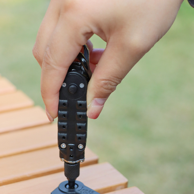 Mini herramienta de combinación multifunción portátil destornillador mágico destornillador multifunción Juego de Herramientas abridor de botellas