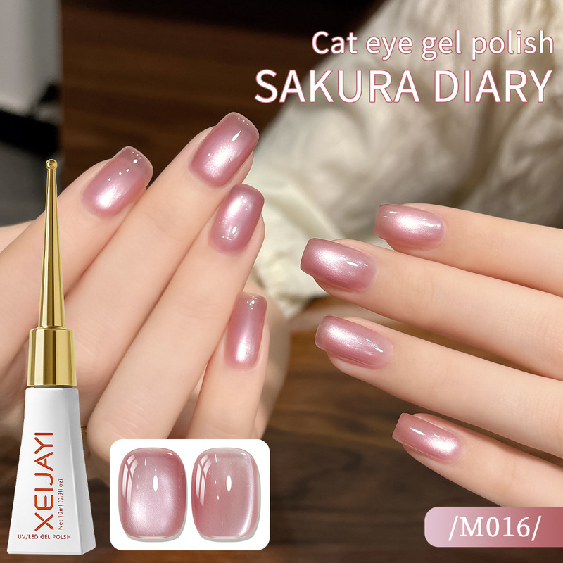 Scepter Bottle 2026 New Model Pink Brilliant Shine Sparkling Cat Eye Nail Polish Gel Scepter Bottle 2026 New Model Pink Brilliant Shine Sparkling Cat Eye Nail Polish Gel