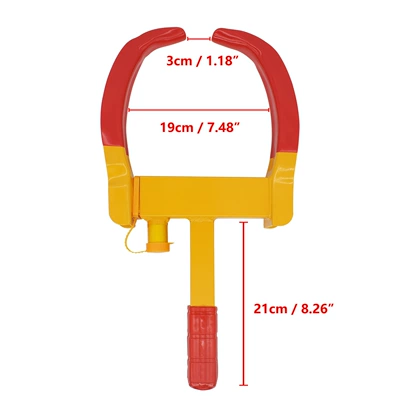 Car lock anti-theft wheel lock Universal