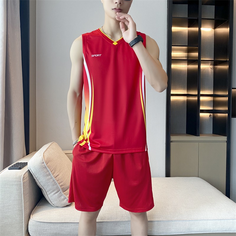 Camisas de baloncesto para hombres de verano hielo seco rápido juego camiseta de entrenamiento deportivo juego de baloncesto para hombres