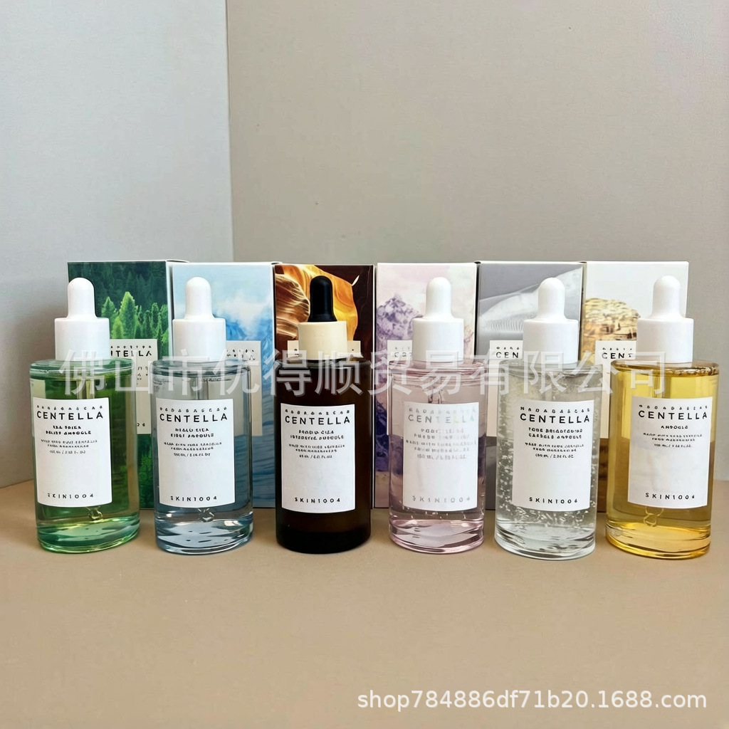Sérum Facial en Ampolla de Centella Asiática 100ml, Hidratante para Cuidado Facial