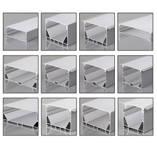 LED办公灯铝合金灯槽线条灯吊顶嵌入式大尺寸商用健身房照明铝槽