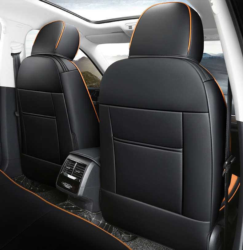 Jetta VS5 special car seat cover four seasons universal full-surround cushion vs5 perforated leather breathable seat cover cushion