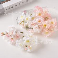 仿真樱花枝花装饰家居摄影装饰路引拱门婚庆用品花艺装饰假花批发