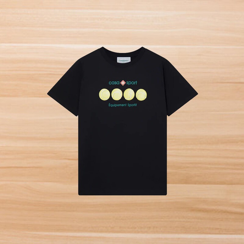 カサブランカ カサブランカ 半袖 ヘビーウェイト 260g アメリカのトレンド ブランド ニッチ ルーズ ハイストリート Tシャツ|undefined