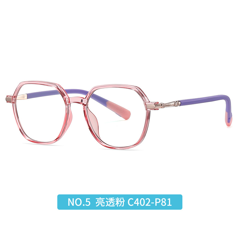 Nuevos niños miopía gafas marco europeo y americano de la moda de contraste de color a juego TJ857 ultra-ligero TR90 anti-azul gafas de luz