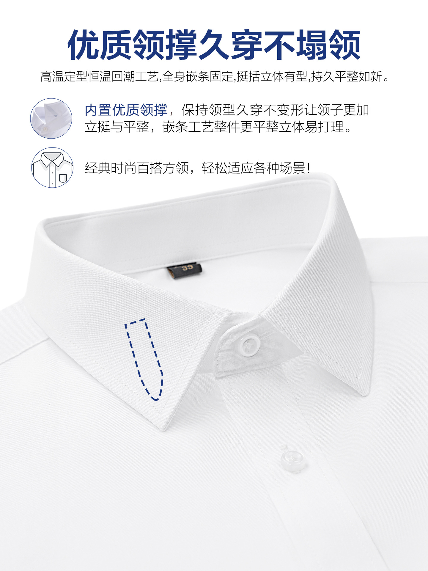 Camisas de hombre de mangas cortas CVC anti-Zou camisa de verano hombre ropa de trabajo transpirable camisa de entrevista personalizada