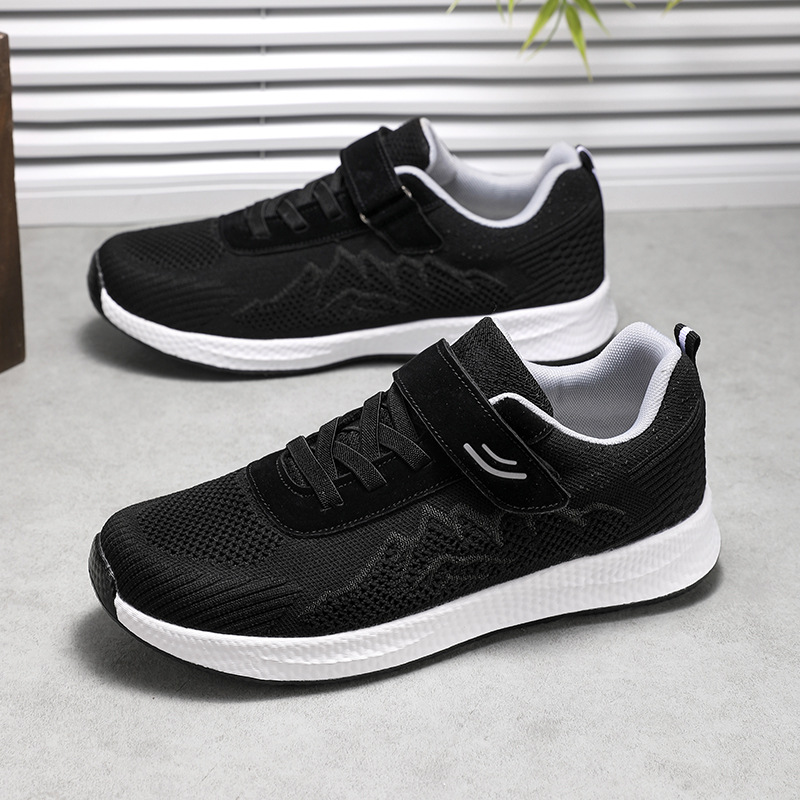 Cross-border Plus-size Breathable Walking Shoes, Lightweight Soft-soled Sneakers Middle-aged Men, Casual_vogvips.com