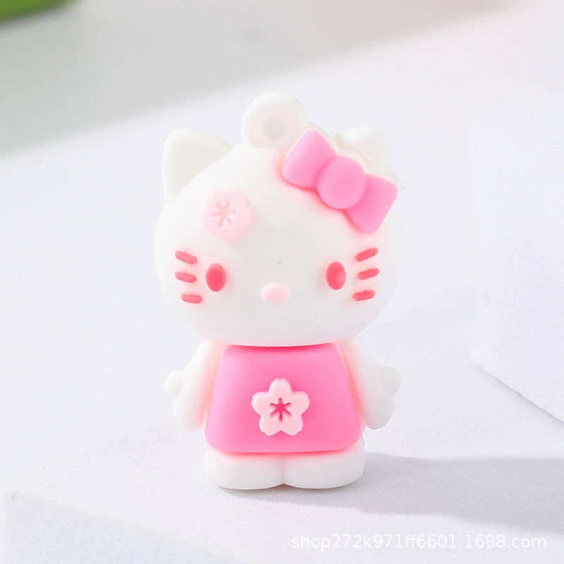 Ключница (Sanrio) кулон из силикона Kuromi, милый рождественский талисман, 3 × 1 × 4 см, assorted