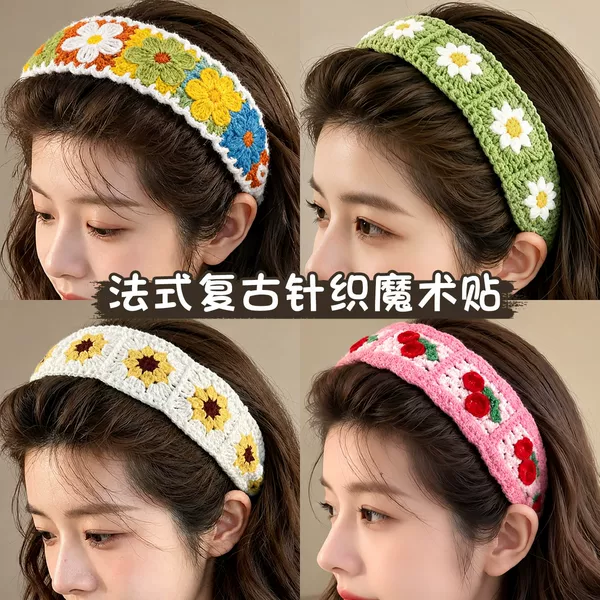 Magic hair patch for women, adult hair tidying tool, non-damaging adhesive hair patch, face-washing headband