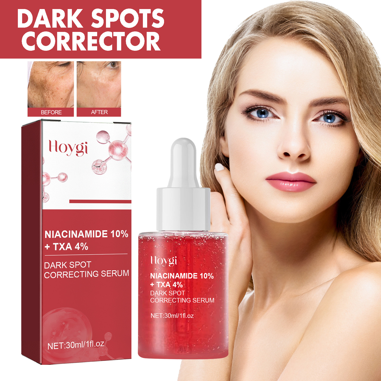 Hoygi Skin Tone Care Essence: Moisturizing and Brightening Essence for Even Skin Tone and Soft Care, Targeting Dull and Uneven Areas