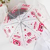 Meloti Xiaoxin Transparent Umbrella Fold Full Automatic Transparent Umbrella Student Break Cartoon Manufacturers with Umbrellas