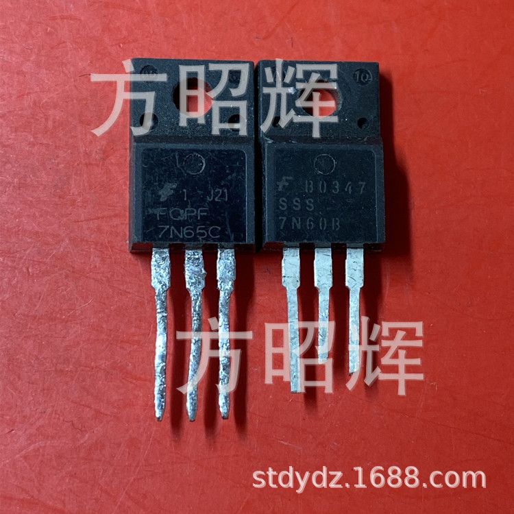 拆机大功率场效应管7N60 SSS7N60,FQPF7N60C,FQPF7N65C电脑测试好