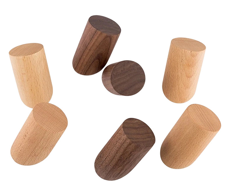 Cross-border wooden wall hooks, simple solid wood brackets for indoor door storage, clothing and hat hooks.