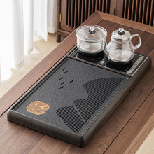 茶盘家用2025新款办公室高档大号茶台功夫茶具茶托盘茶海茶具套装