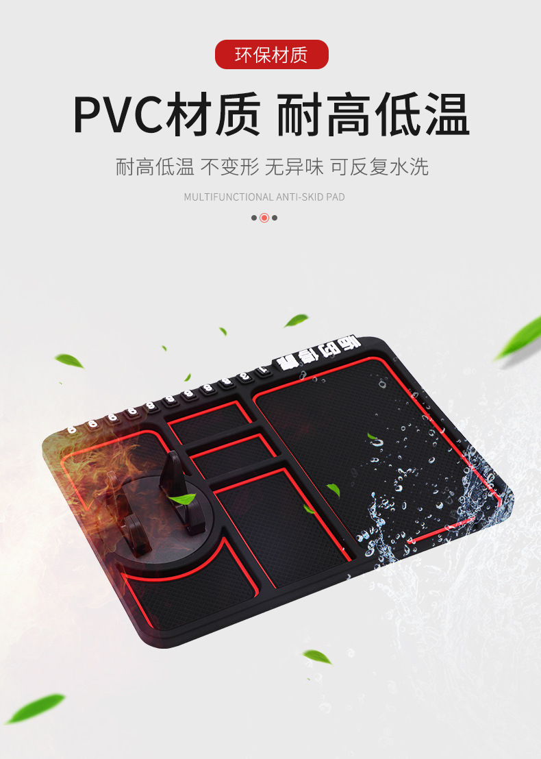 Car Anti-Slip Mat for Mobile Phones, Car Storage Mat, Car Phone Holder, 2025 High-End Mat, Car Navigation Accessories