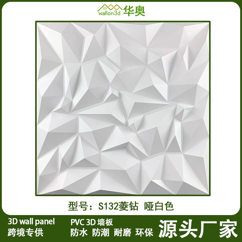 Трехмерные декоративные PVC-панели для стены, для импорта, 3D
