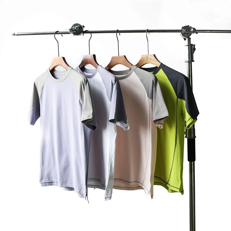 Professional Outdoor Salona Fabric 3D Seamless One-Piece Woven Men's and Women's Sports and Leisure Quick-Drying Short-Sleeved T-Shirts