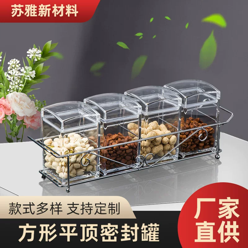 Square acrylic storage box, storage system, direct factory sales