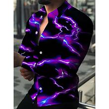 T 34848 Men's texture print long sleeve shirt ��ʿ����ӡ����