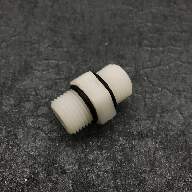 Recto a través reforzado de calidad alimentaria M44 dispensador de agua recto cocina filtro purificador de agua plástico 4-punto conector de alambre