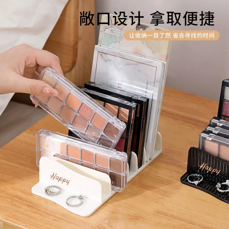 Домашняя пудра разделительная сетка акриловый сплошной цвет настольный макияж румяна косметическая стойка для теней для век коробка для хранения