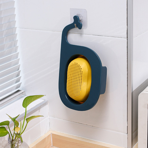 Kitchen whale drain basket multifunctional foldable sink filter rack kitchen waste leftover food storage drain basket