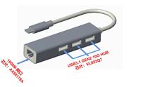 TYPE-C��չ�]HUB 1000M�W��USB3.1 GEN2 10G�������ĺ�һ�Uչ�]