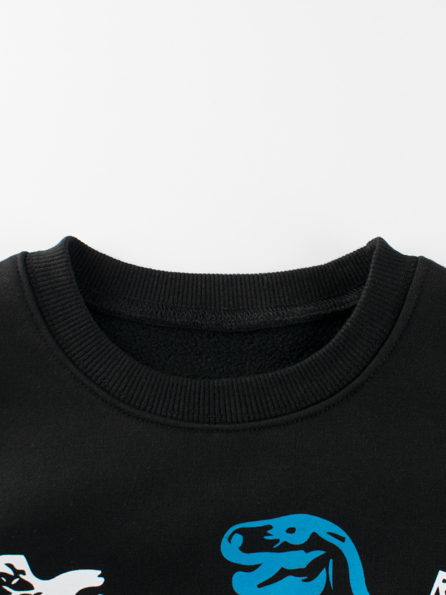 Ropa infantil 27kids, otoño e invierno 2024, nueva sudadera infantil estilo coreano con forro polar, entrega rápida, ropa de bebé, venta al por mayor transfronteriza