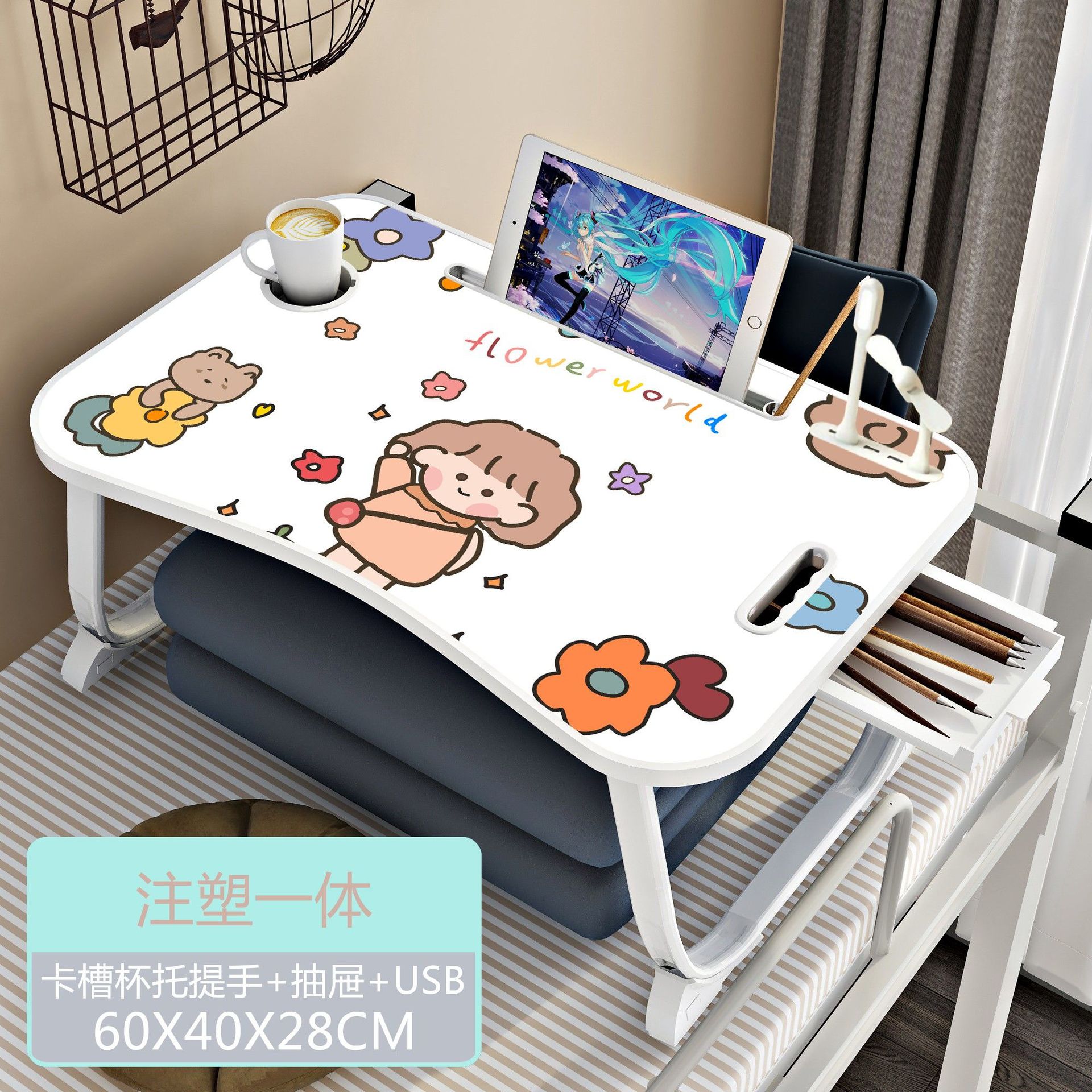 매우 안정적인 다리 꽃 소녀 (사출 USB 서랍)