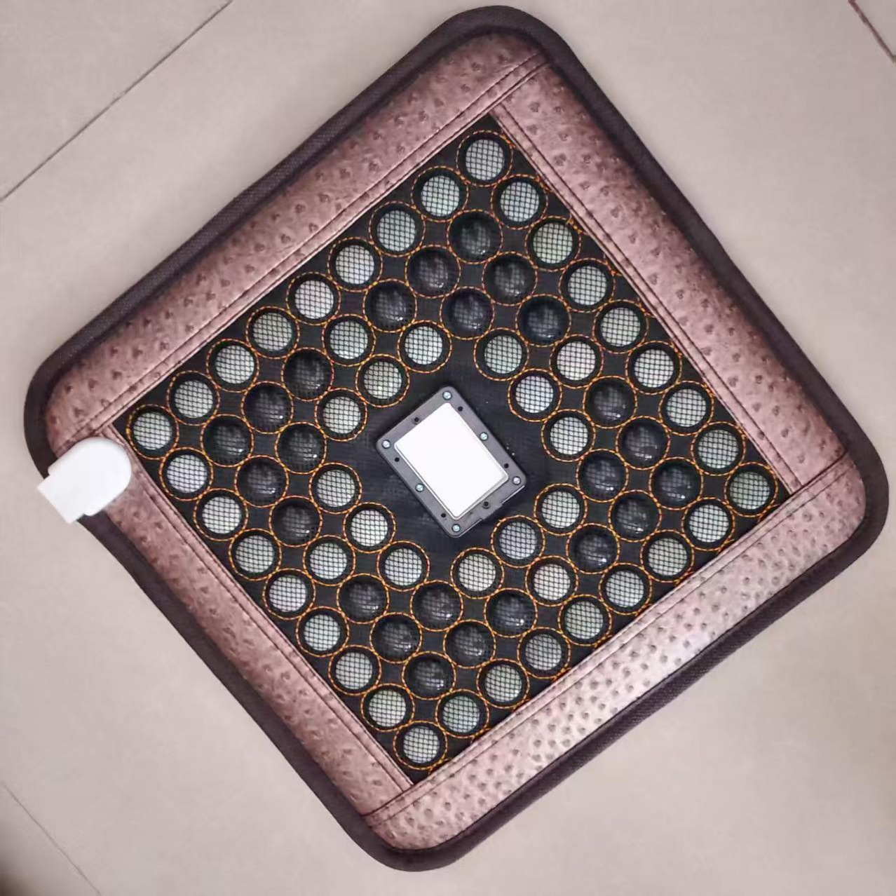 Tourmaline Jade Multifunctional Moxibustion Heating Cushion Massage Cushion Far Infrared Mesh Style