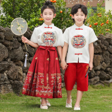 幼儿园园服夏季新品六一演出服汉服小学生校服毕业照班服中国风