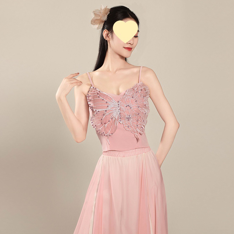 ↤↤↤Butterfly pink suspender ↦↦↦