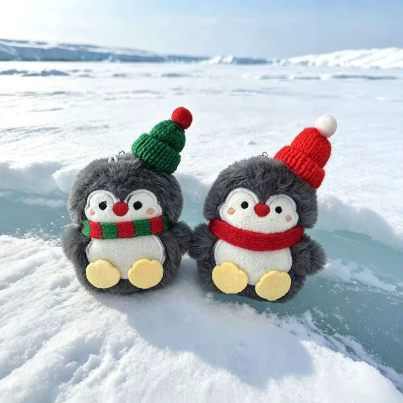 Cute plush penguin doll, backpack charm, keychain, decorative pendant, wholesale for couples and best friends as small gifts Cute plush penguin doll, backpack charm, keychain, decorative pendant, wholesale for couples and best friends as small gifts