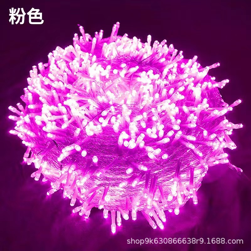 Solar al aire libre impermeable lámpara LED estrella pequeña lámpara de color lámpara de lámpara parpadeo lámpara de lámpara de lámpara